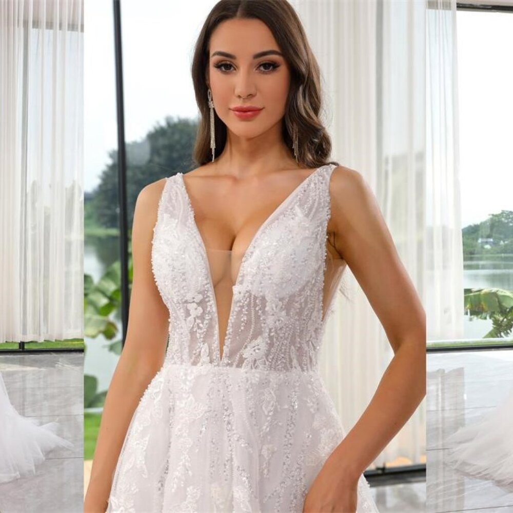 Darius Cordell - Sleeveless a-line wedding gown